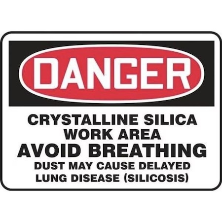 Accuform OSHA DANGER SAFETY SIGN CRYSTALLINE MCHG142XT MCHG142XT